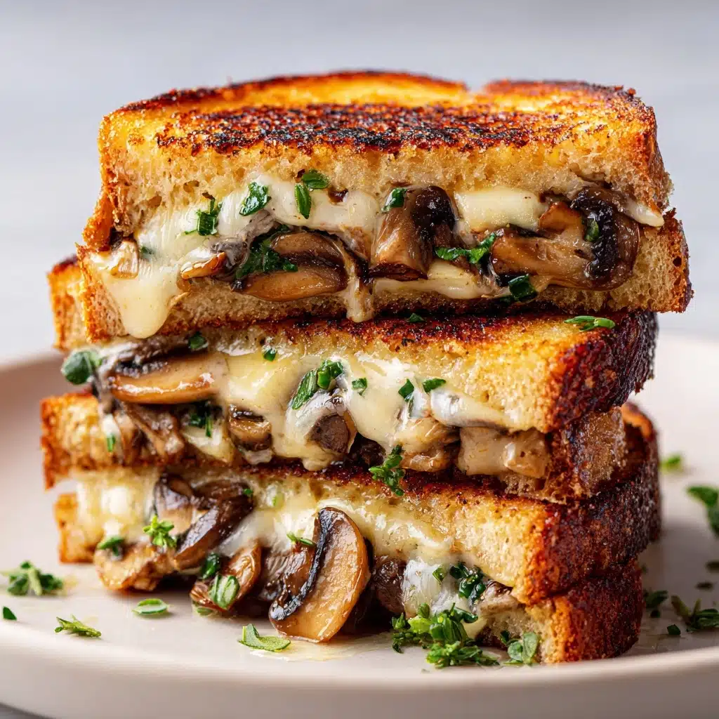 Mushroom Sandwich Melts Recipe - Recipe Image