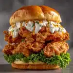 Spicy Crispy Chicken Burger Recipe