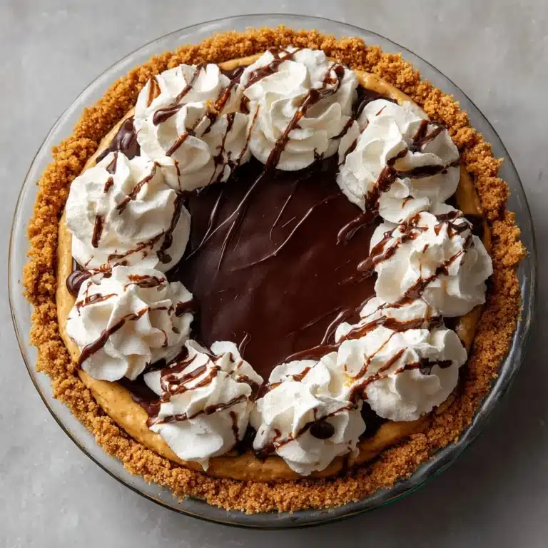 Hot Fudge Peanut Butter Pie Recipe
