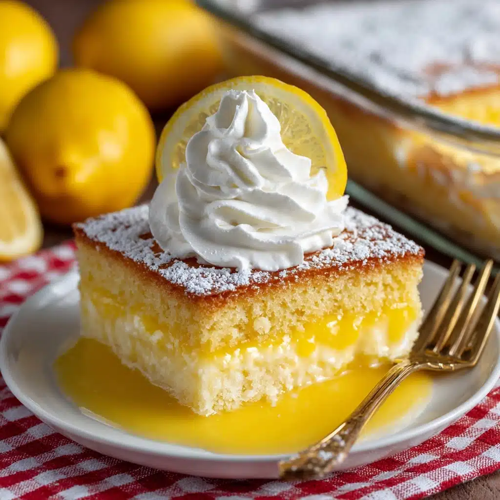Luscious Lemon Pudding Cake Recipe - Recipe Image