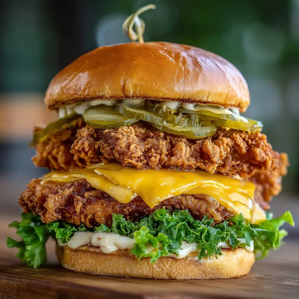 Hot Honey Fried Chicken Sandwiches Recipe - Recipe Image