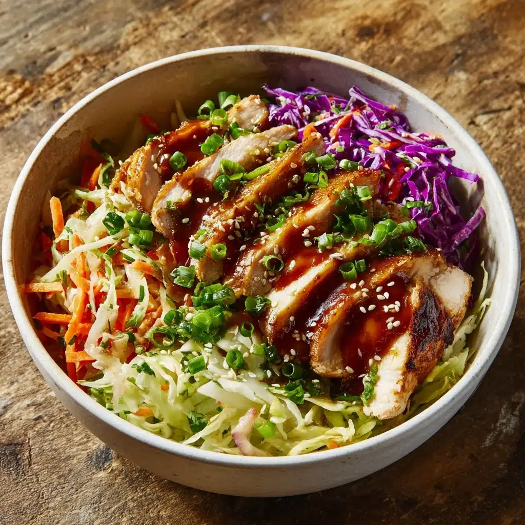Chicken Egg Roll Bowls Recipe - Recipe Image