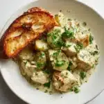 Garlic Parmesan Crockpot Chicken and Potatoes Recipe