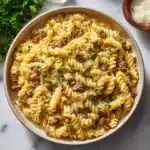 One Pot Beef and Garlic Butter Pasta Recipe