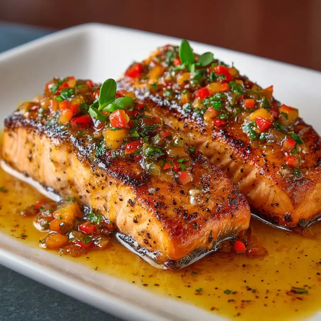 Marry Me Salmon with Sun-Dried Tomatoes and Creamy Parmesan Sauce Recipe - Recipe Image