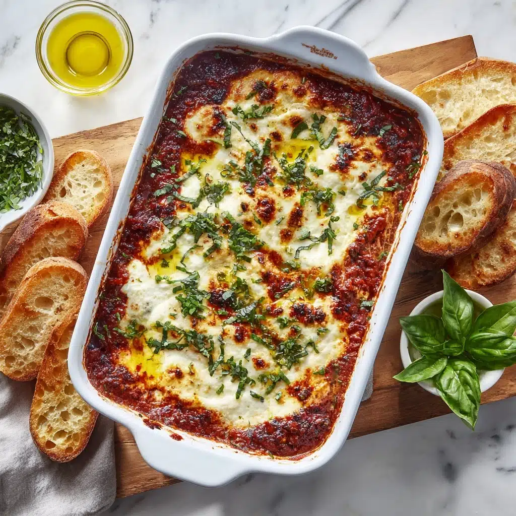 Baked Goat Cheese Bruschetta Dip Recipe - Recipe Image