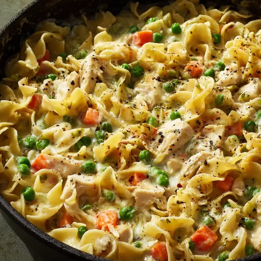 Chicken Pot Pie Noodle Recipe - Recipe Image