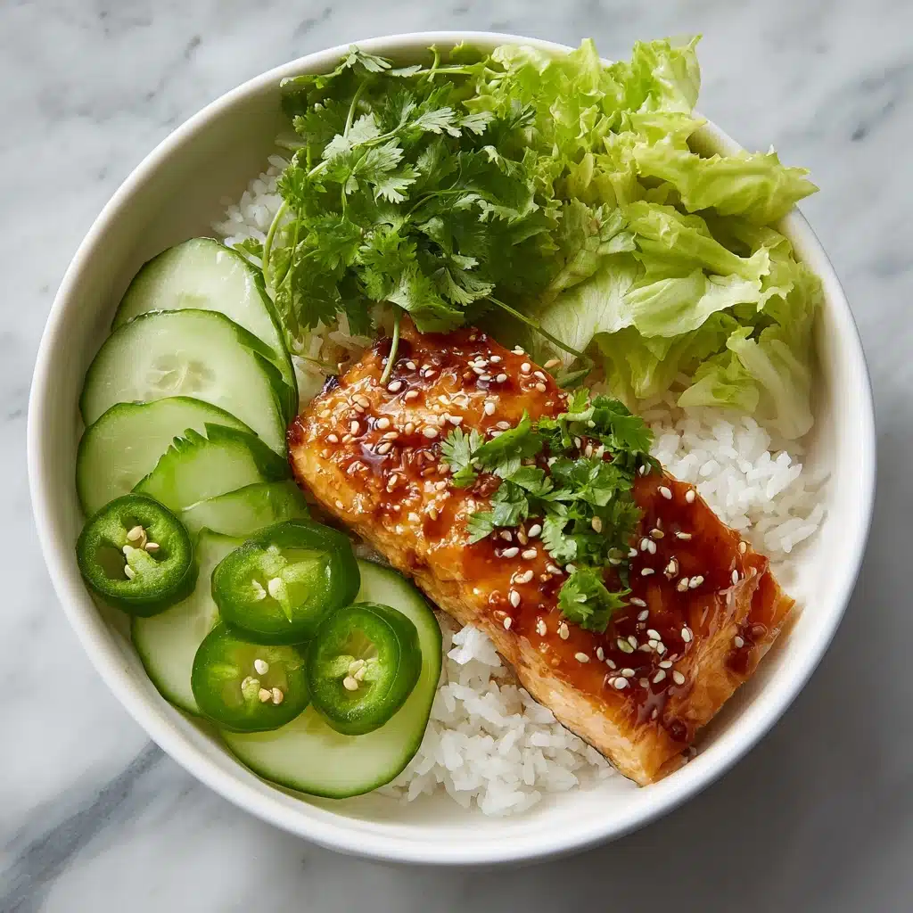 Salmon Bowls with Herbed Tahini Dressing Recipe - Recipe Image