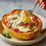 Chicken Parmesan Stuffed Spaghetti Squash Recipe