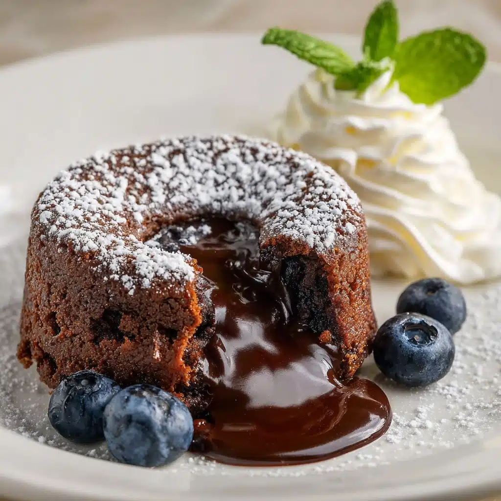 Decadent Air Fryer Chocolate Lava Cakes Recipe - Recipe Image