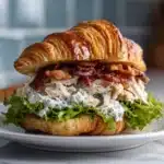Chicken Caesar Croissant Sandwich Recipe