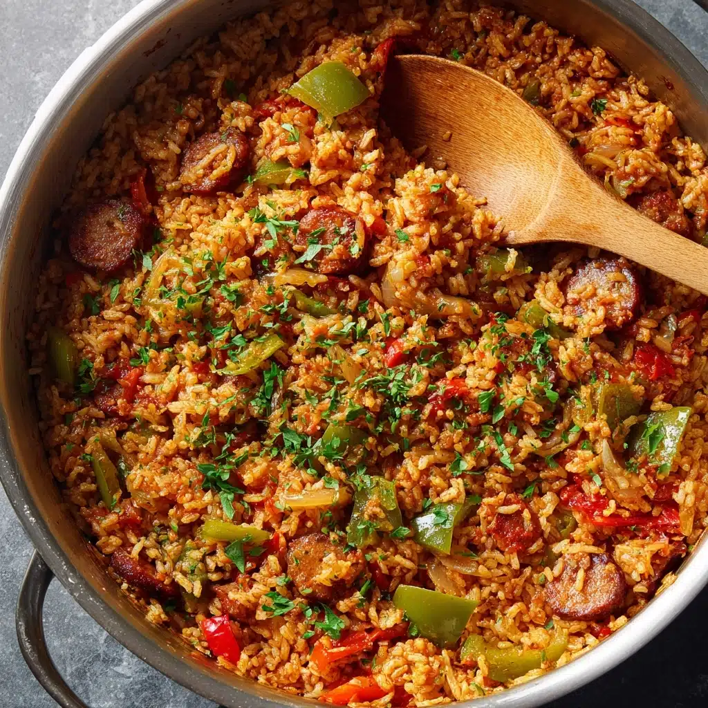 Cajun Sausage and Rice Skillet Recipe - Recipe Image