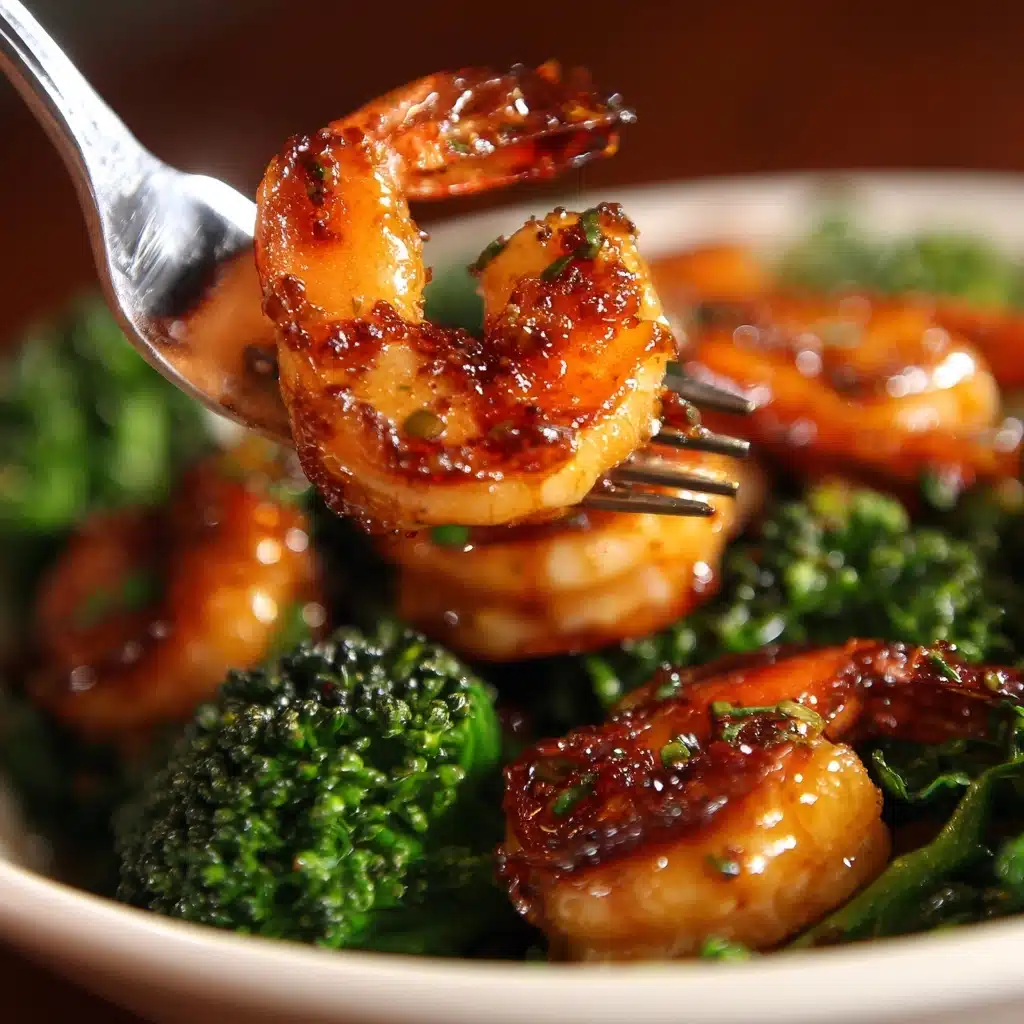 Honey Garlic Butter Shrimp & Broccoli Recipe - Recipe Image