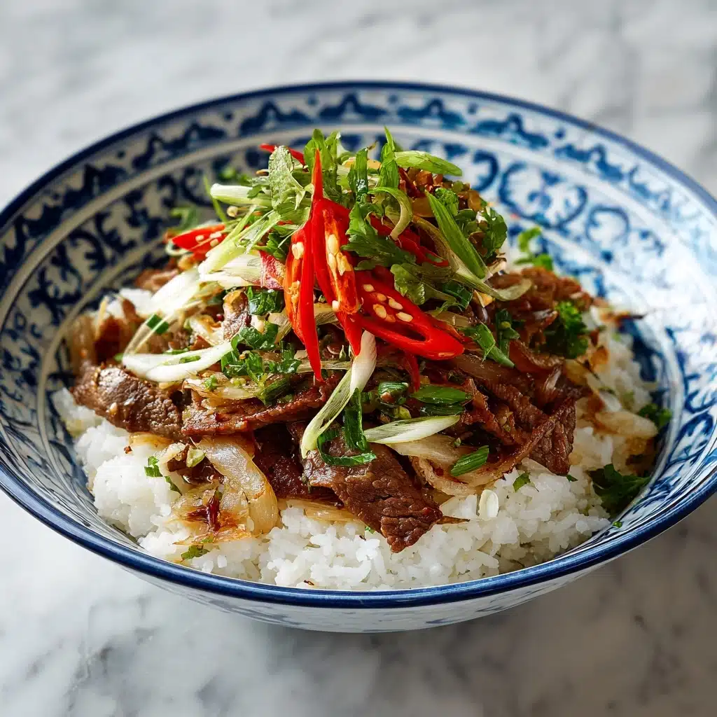 Gyudon (Japanese Beef Rice Bowl) Recipe - Recipe Image