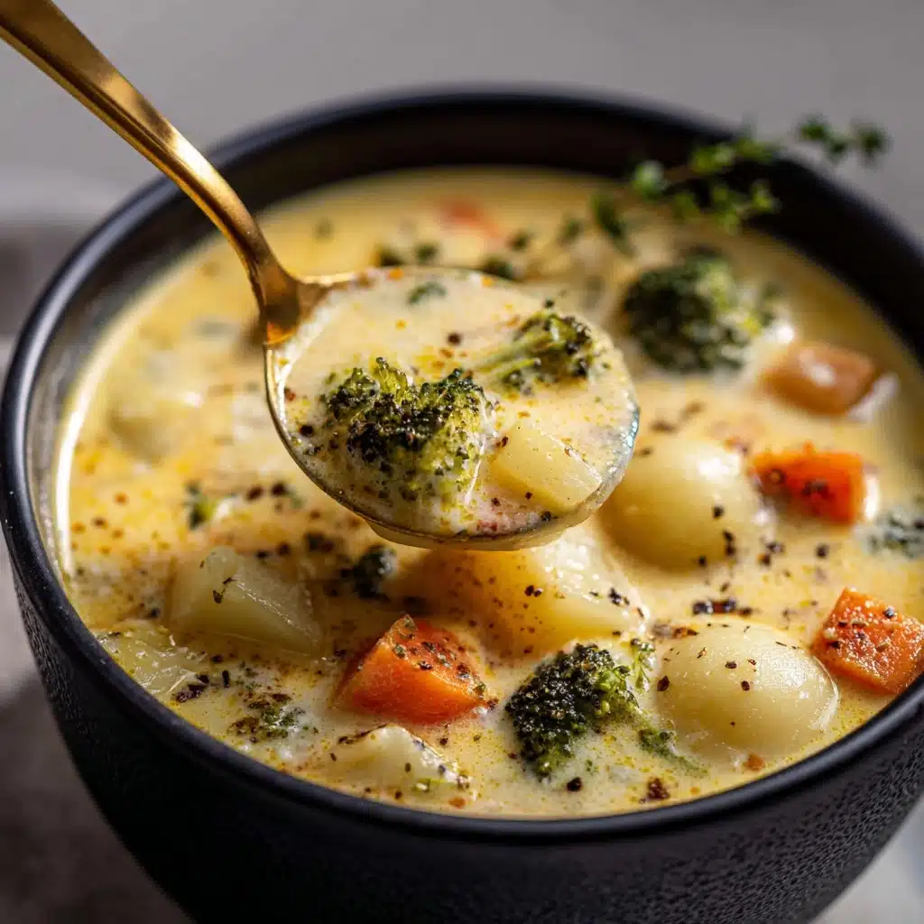 Broccoli Potato Cheese Soup Recipe - Recipe Image