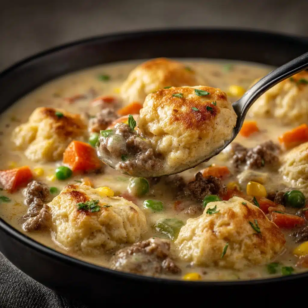 Ground Beef and Dumplings Recipe