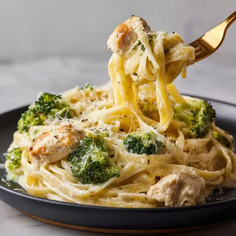Broccoli Cheddar Noodle Skillet Recipe