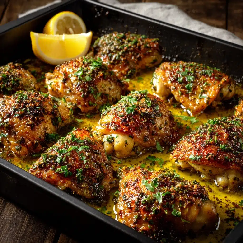 Baked Greek Lemon Chicken Recipe - Recipe Image