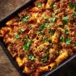 Cheesy Baked Mostaccioli Recipe