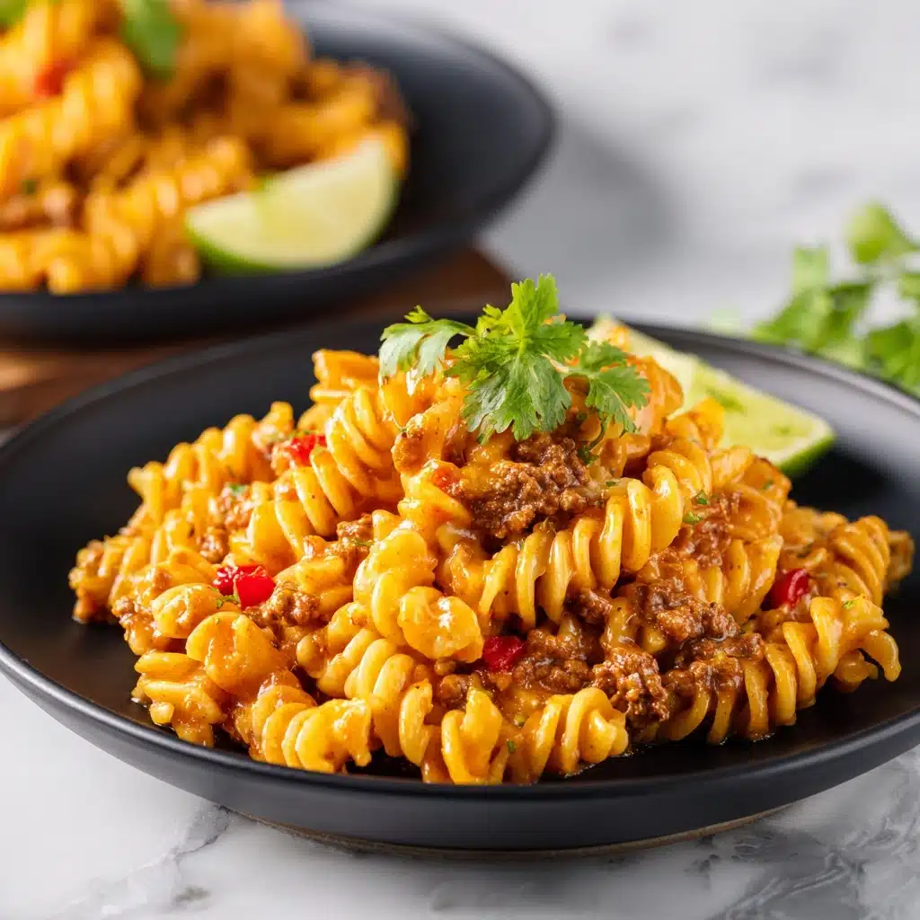 Crockpot Chicken Enchilada Pasta Recipe - Recipe Image