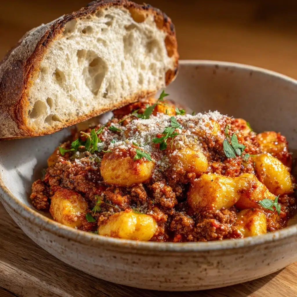 Cozy Gnocchi Bolognese Recipe - Recipe Image