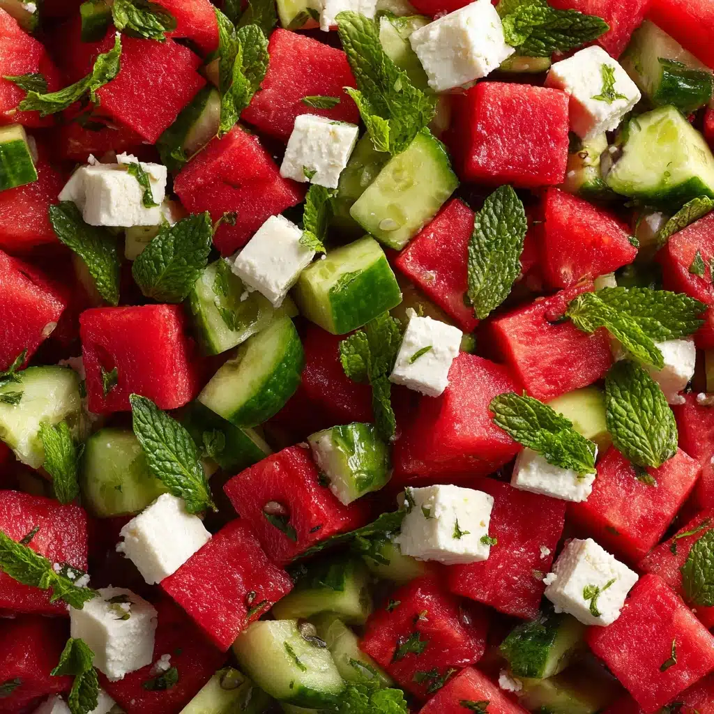 Watermelon and Feta Salad Recipe - Recipe Image