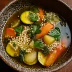 Pearl Couscous Vegetable Soup Recipe