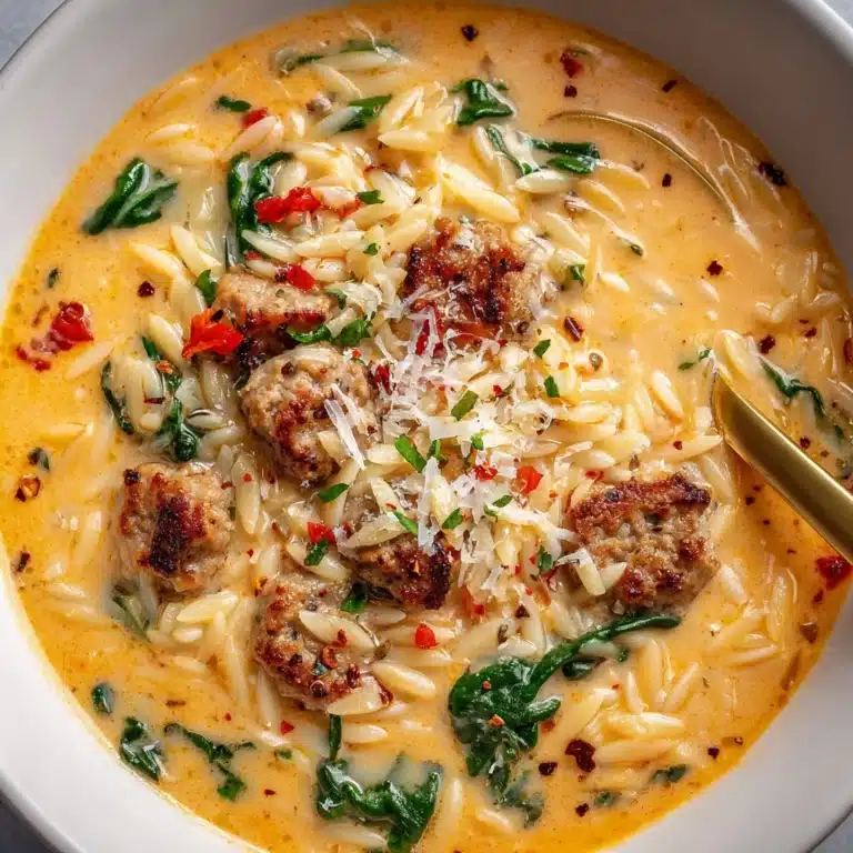 Marry Me Sausage Orzo Soup Recipe