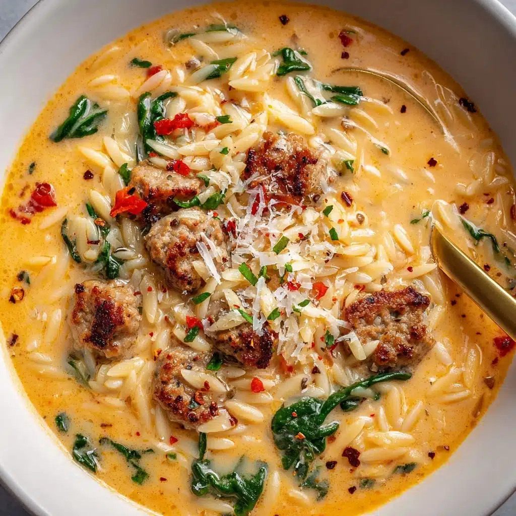 Marry Me Sausage Orzo Soup Recipe - Recipe Image
