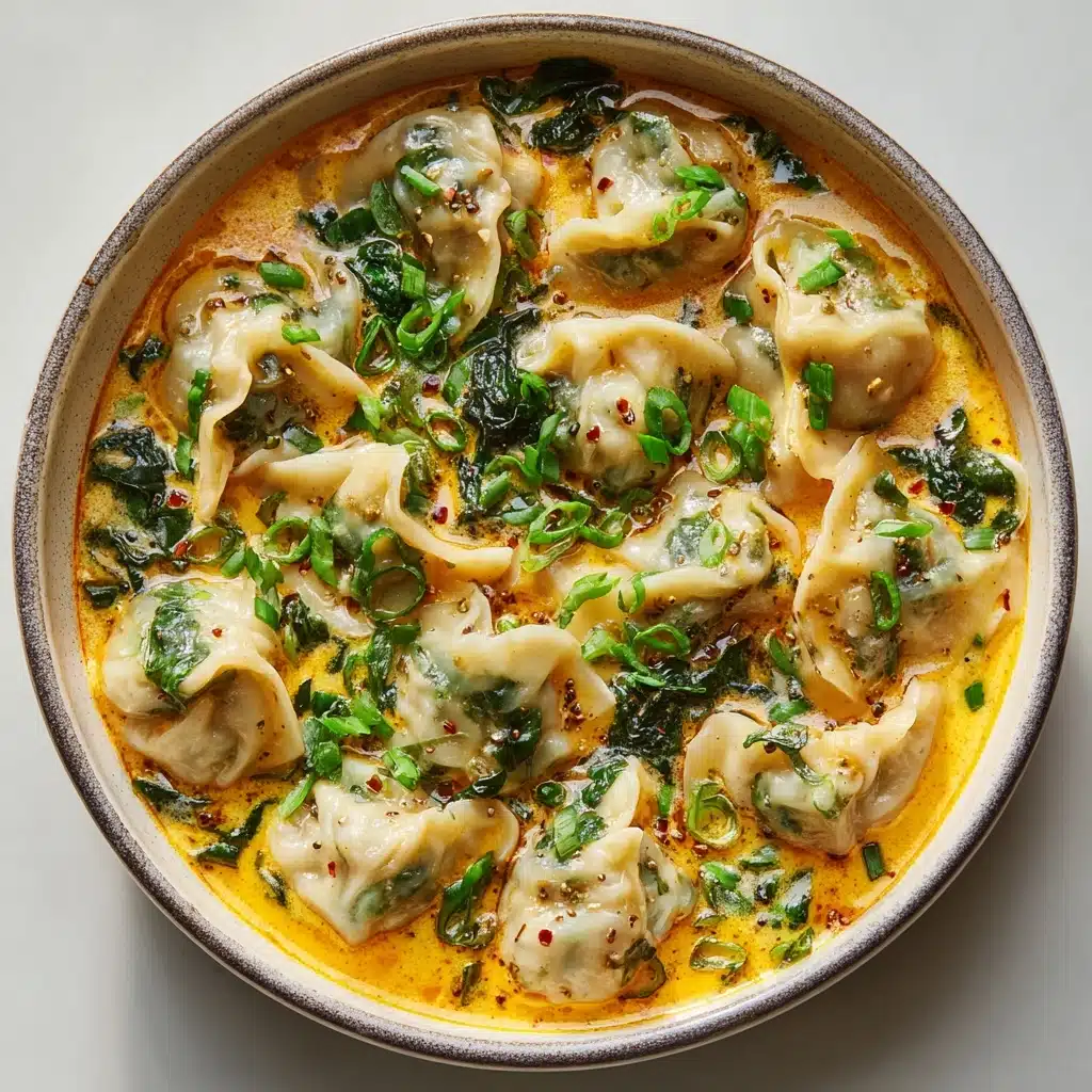 Thai Red Curry Dumpling Soup Recipe