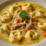 Creamy Chicken Tortellini Soup Recipe