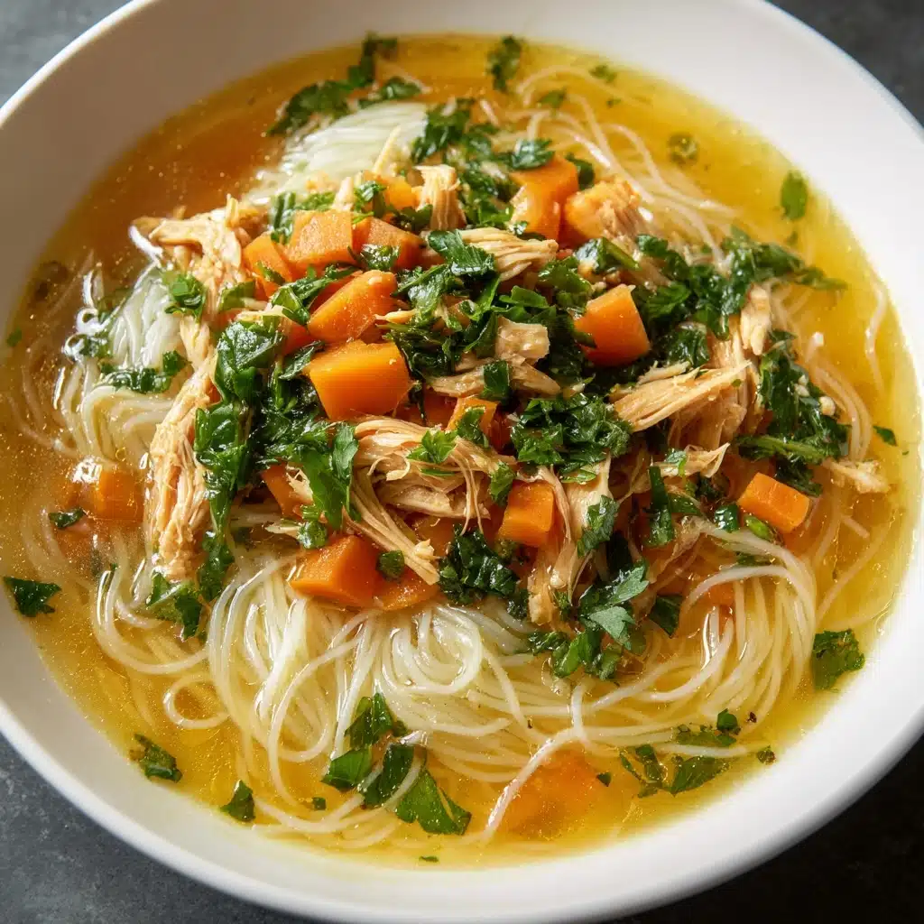 Chicken Vermicelli Soup That Warms the Soul Recipe - Recipe Image