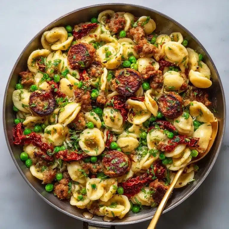 Sausage and Pea Pasta Recipe
