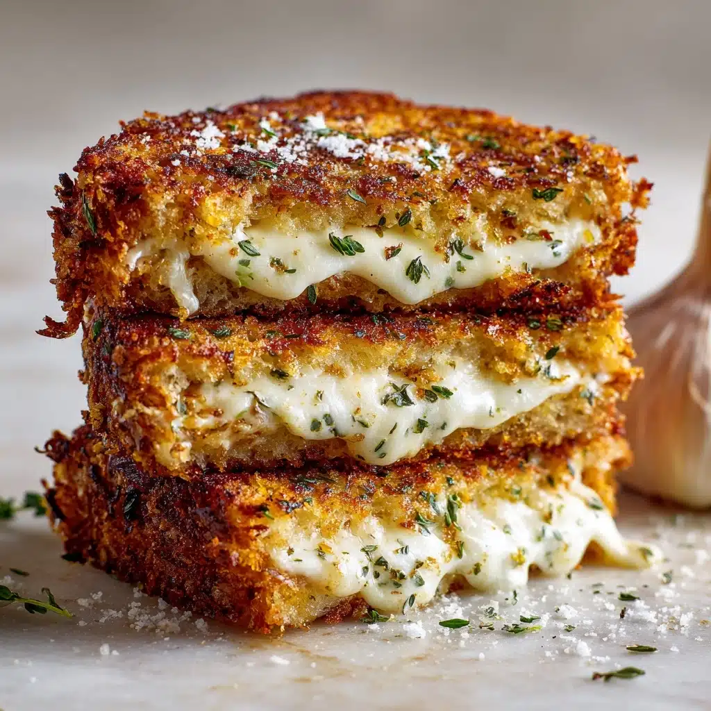 Garlic Bread Grilled Cheese Recipe That’ll Blow Your Mind Recipe - Recipe Image
