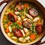 Creamy Bean Soup with Kielbasa Recipe
