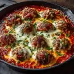 Meatballs Parmesan Casserole Recipe