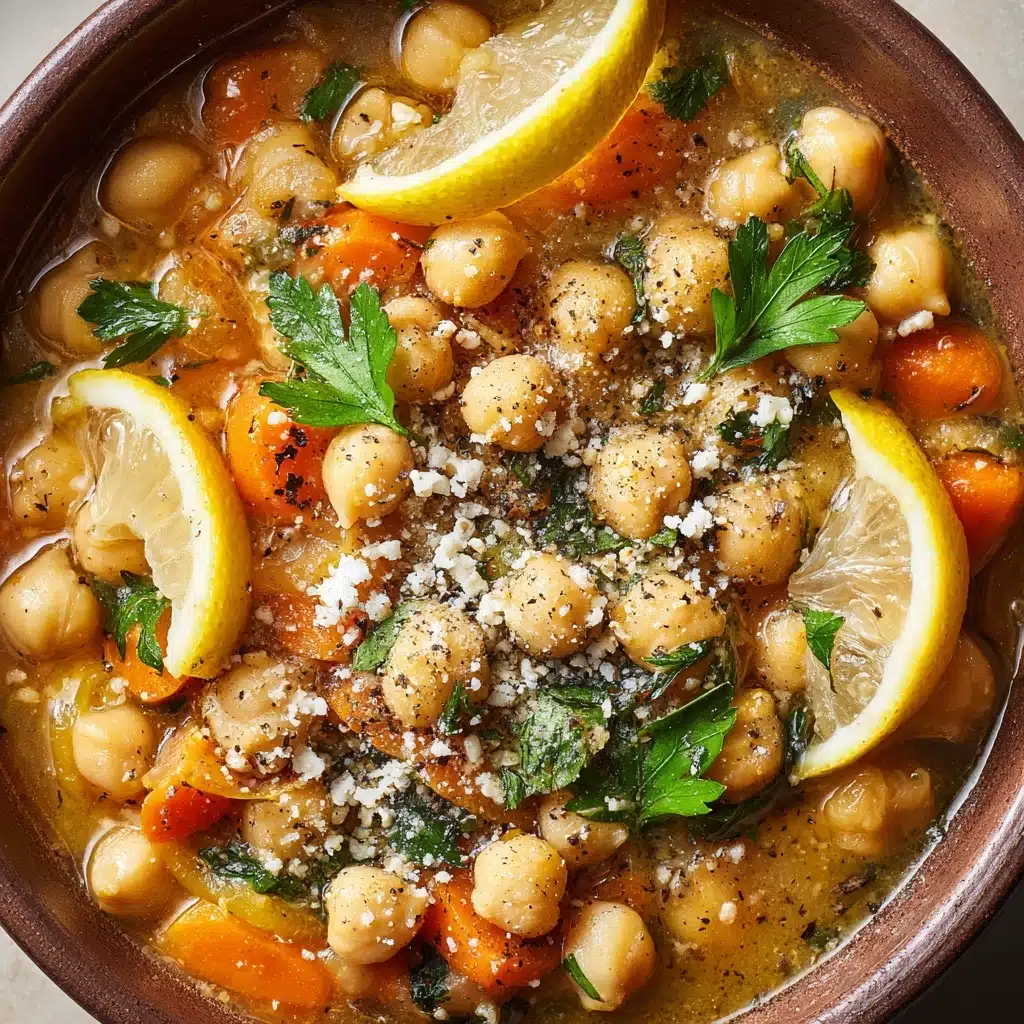 Greek Chickpea Soup with Lemon Recipe - Recipe Image