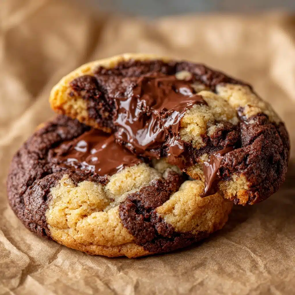 Swirled Brownie Cookies with a Peanut Butter Twist You’ll Love Recipe - Recipe Image