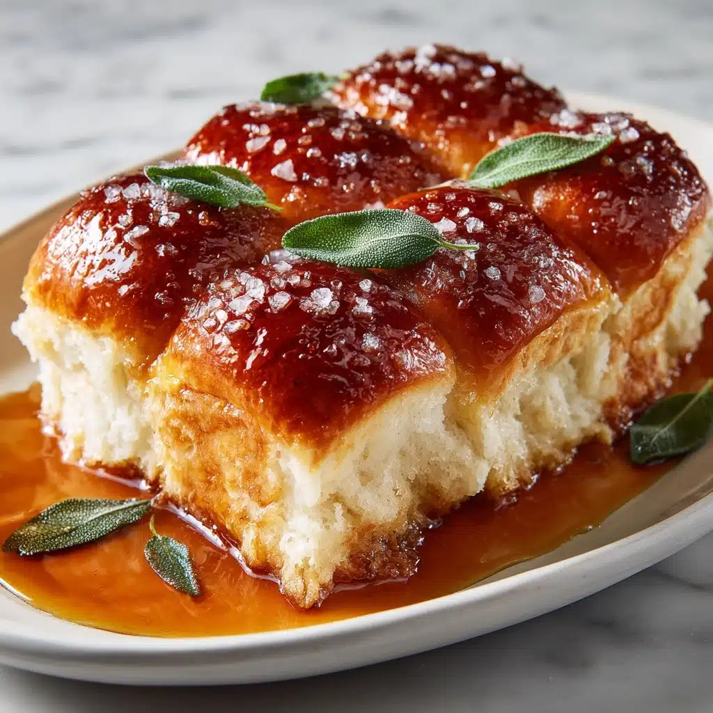 Salted Sage Honey Butter Brioche Rolls Recipe - Recipe Image