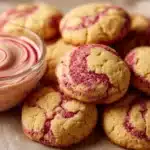 Strawberry Banana Pudding Cookies with Cheesecake Dip Recipe