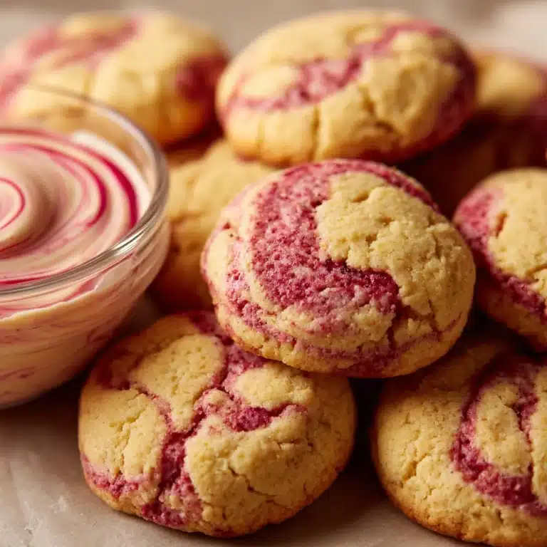 Strawberry Banana Pudding Cookies with Cheesecake Dip Recipe