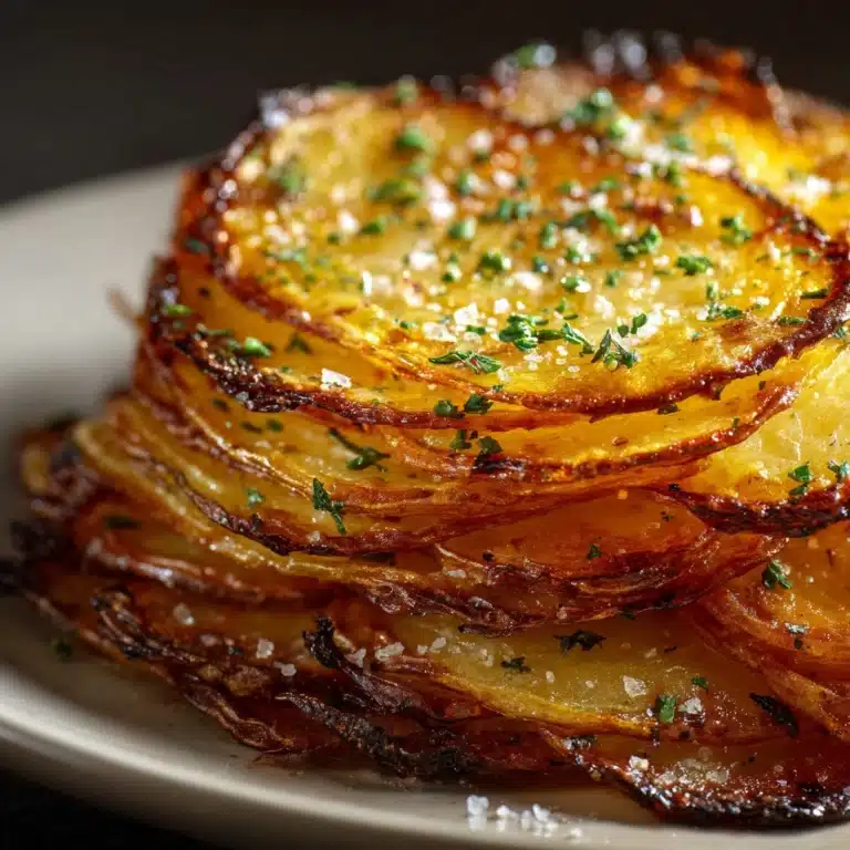 Creamy Potato Stacks Recipe