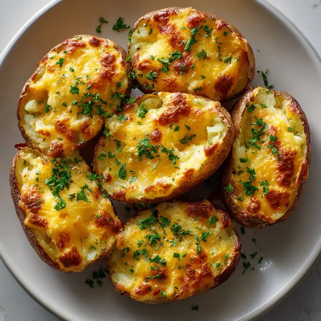Cheesy Garlic Herb Roasted Potatoes Recipe - Recipe Image