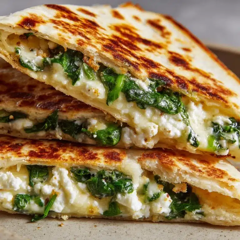 Spinach Feta Quesadillas Recipe