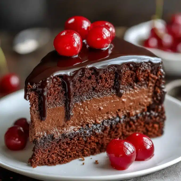 Decadent Black Forest Cheesecake Cake Recipe