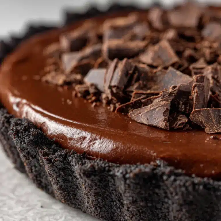 No-Bake Chocolate Pudding Pie Recipe