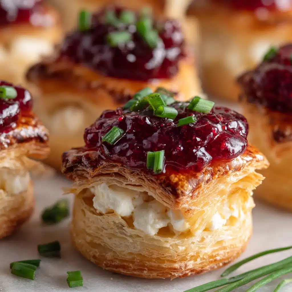 Cranberry Cream Cheese Appetizer Bites Recipe - Recipe Image