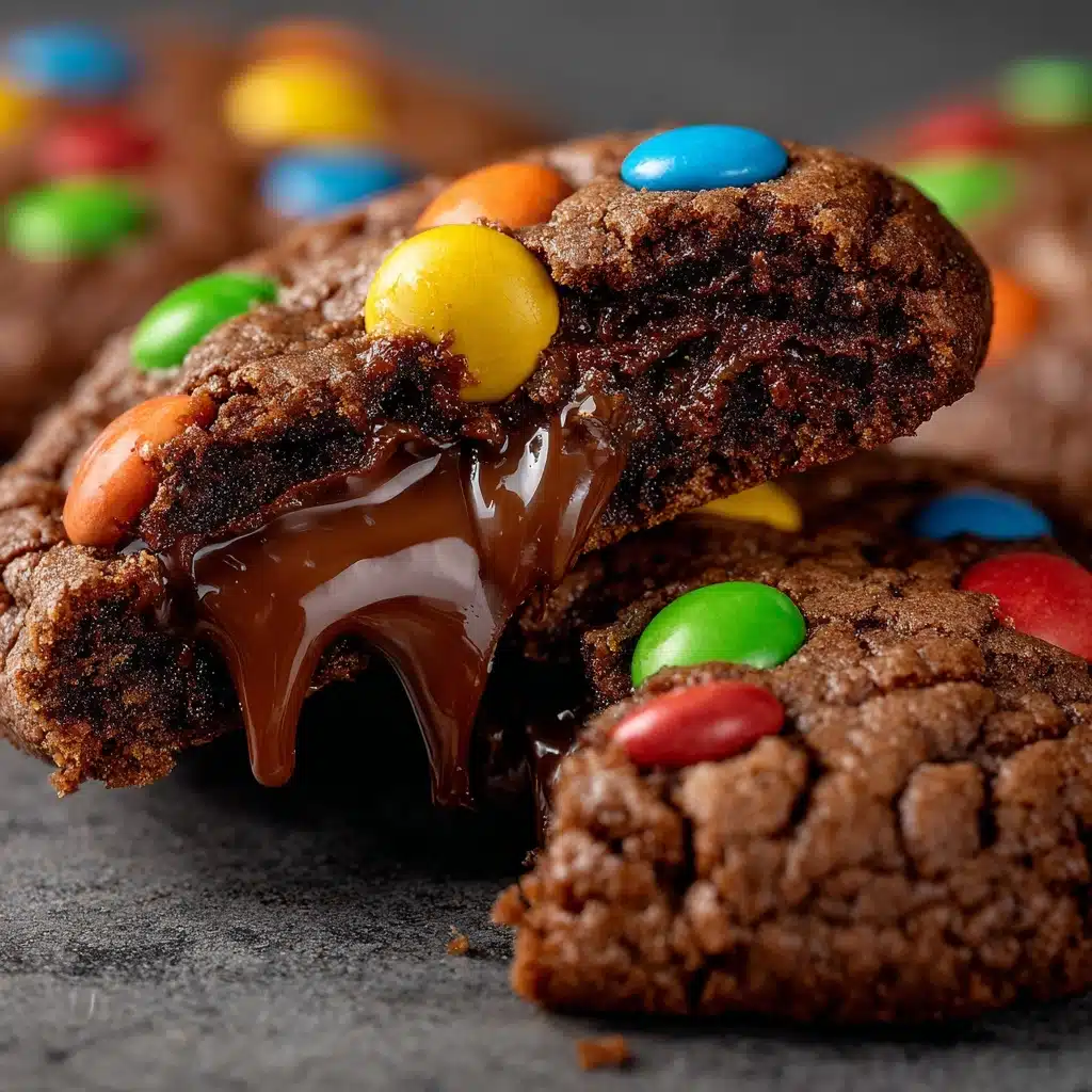 Chocolate Lava M\&M Surprise Cookies Recipe - Recipe Image
