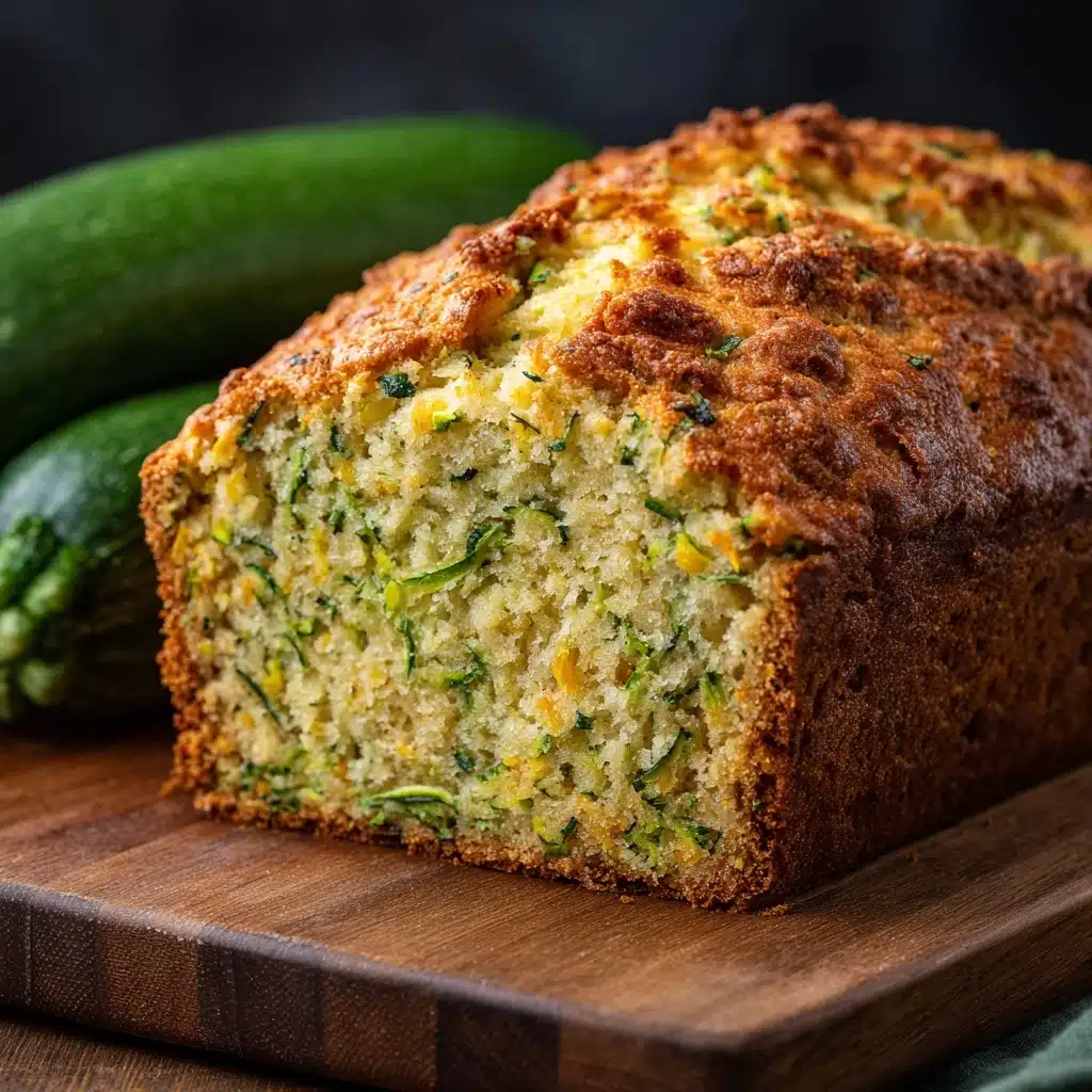 Savory Cheddar Zucchini Bread Recipe - Recipe Image