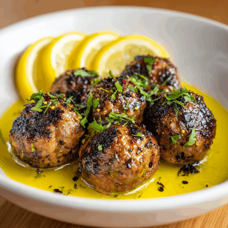 Lemon Pepper Chicken Meatballs Recipe